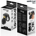 ADDICTED TOYS LOCKED - GAIOLA PARA PÃNIS CHASTITY DEPHHS 7,5 CM